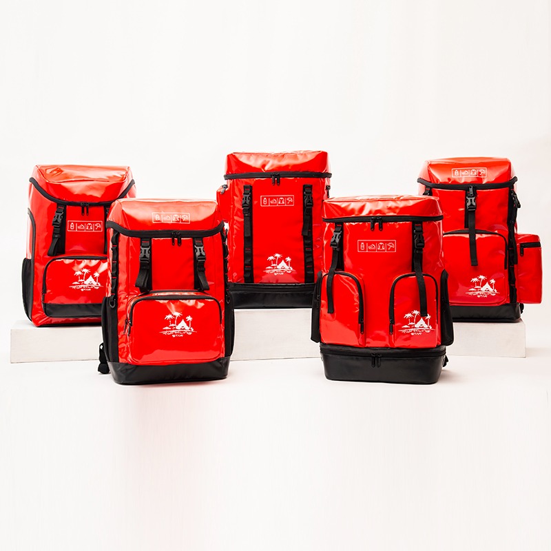 Red Outdoor Backpack Waterproof Hiking Backpack Manufacturer