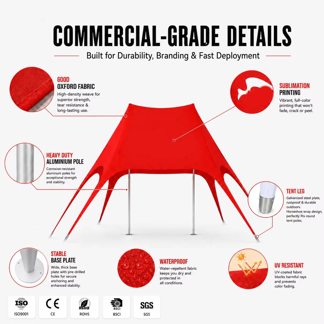 OEM Factory Custom Made Canopy Tent Manufacturer-1