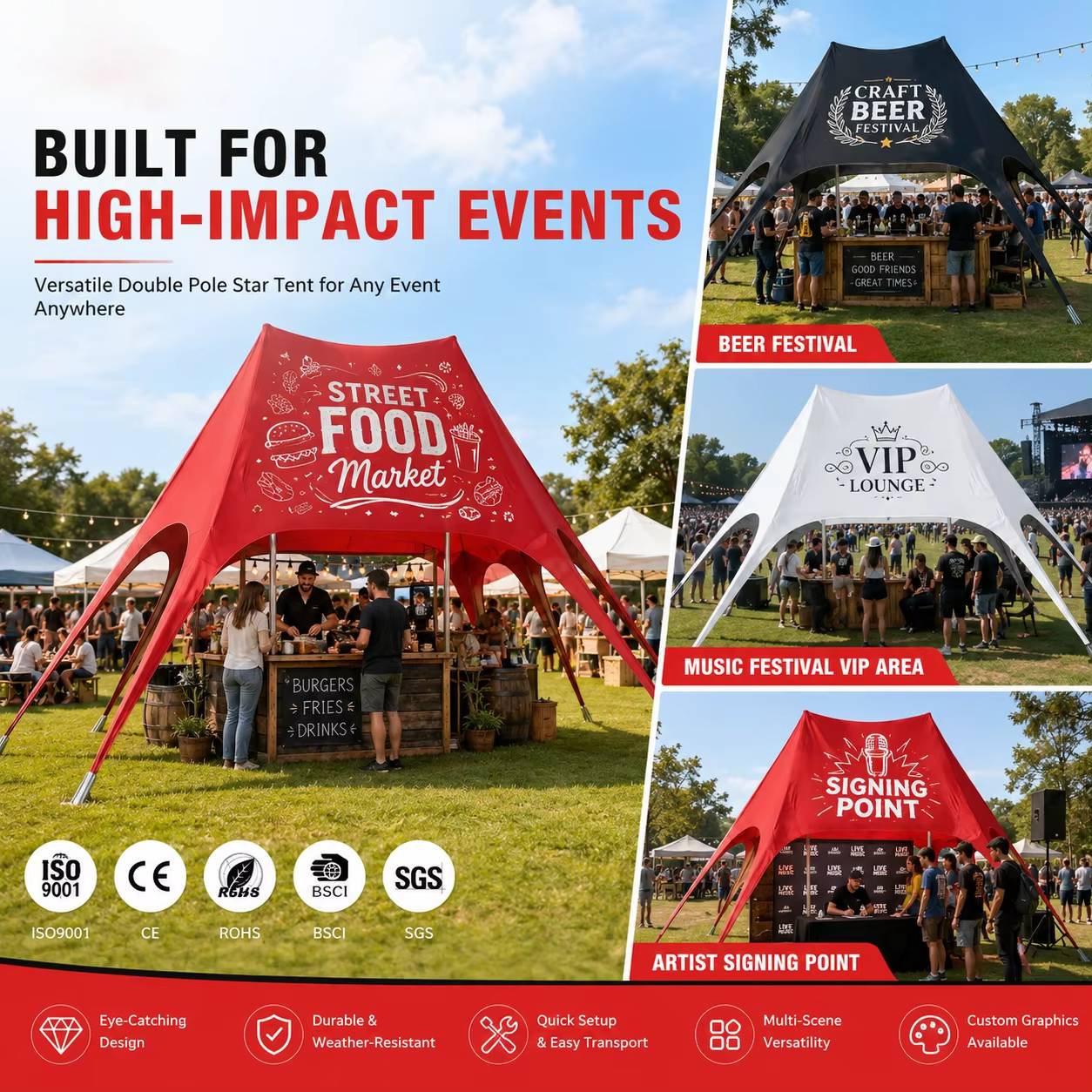 OEM Factory Custom Made Canopy Tent Manufacturer-2
