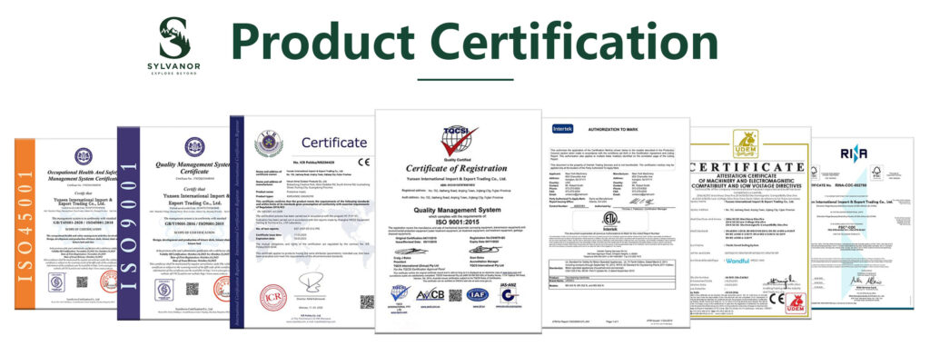 Commercial Canopy Tent Manufacturers Product Certificates