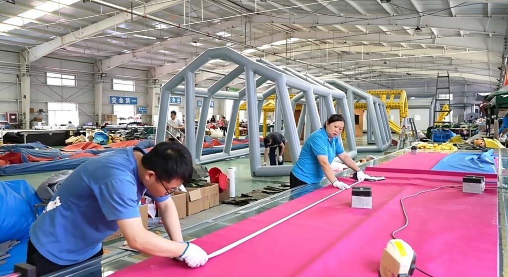 Custom Event Tent Factory Manufacturing Process