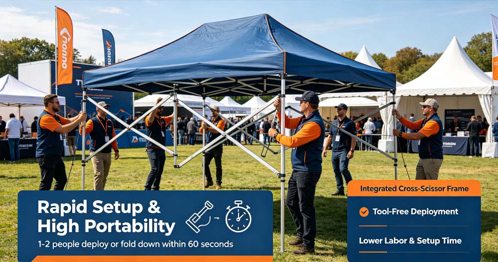 Folding Tent Factory Core Product Advantages