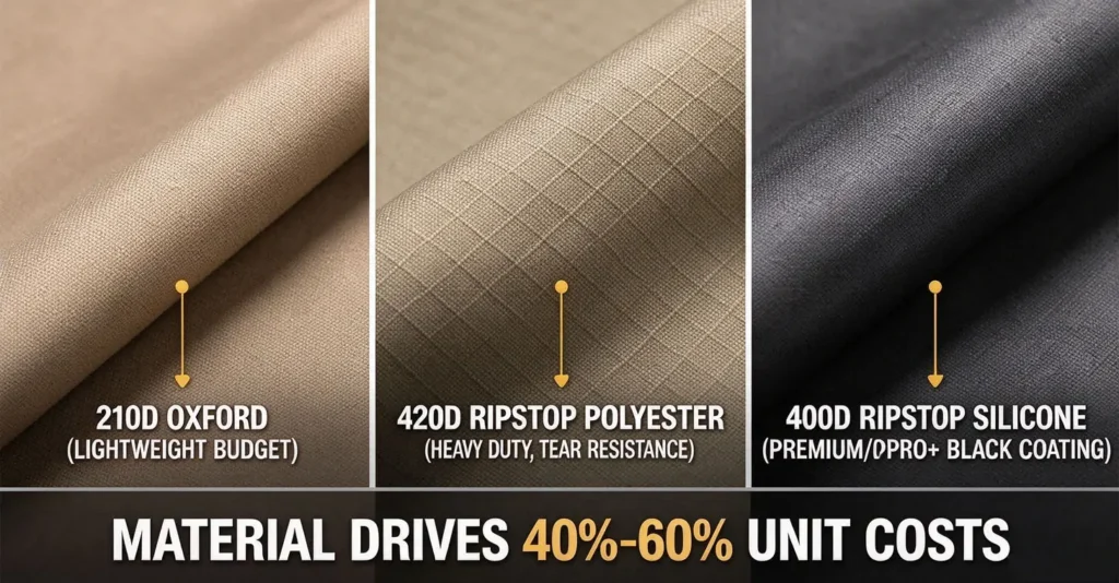 Bulk Camping Tents Factory Fabric