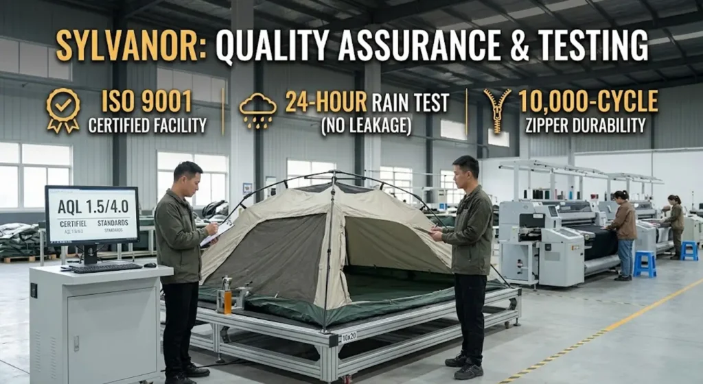Bulk Camping Tents Factory Sylvanor