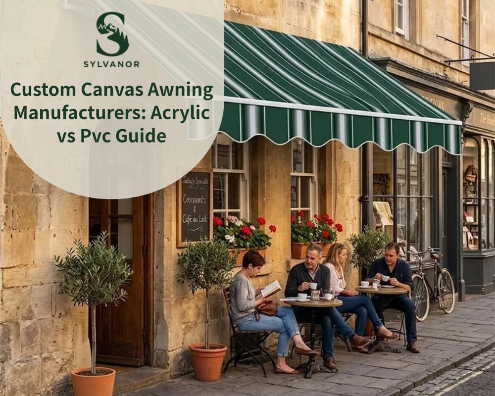 Custom Canvas Awning Manufacturers: Acrylic vs Pvc Guide