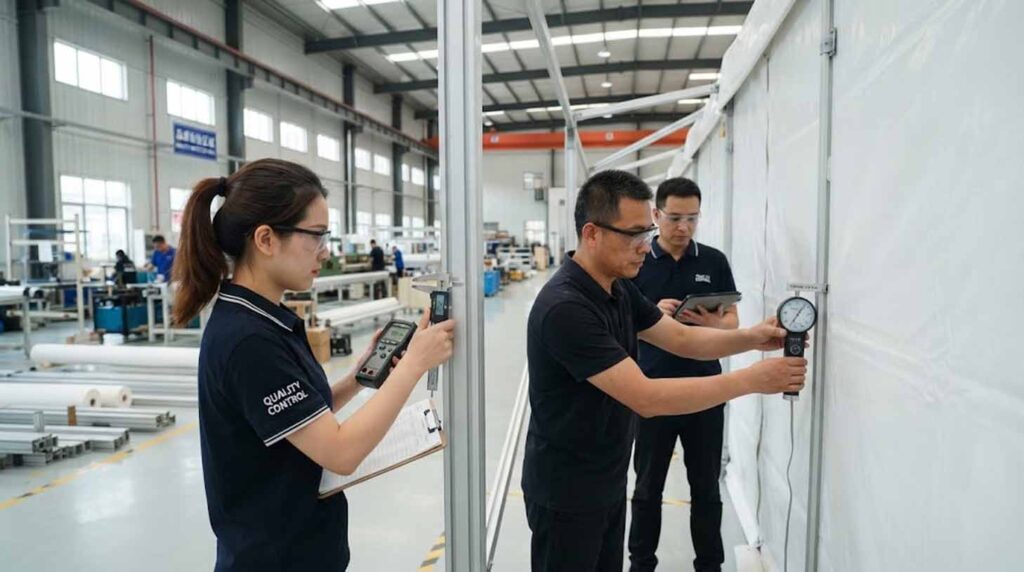 Pagoda Tent Manufacturer Quality Control